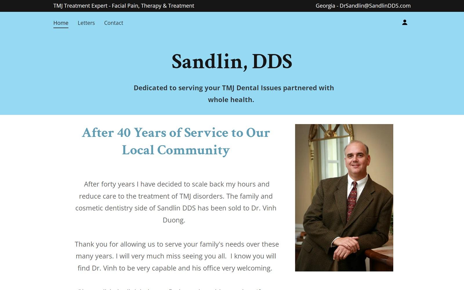 Sandlin DDS screenshot