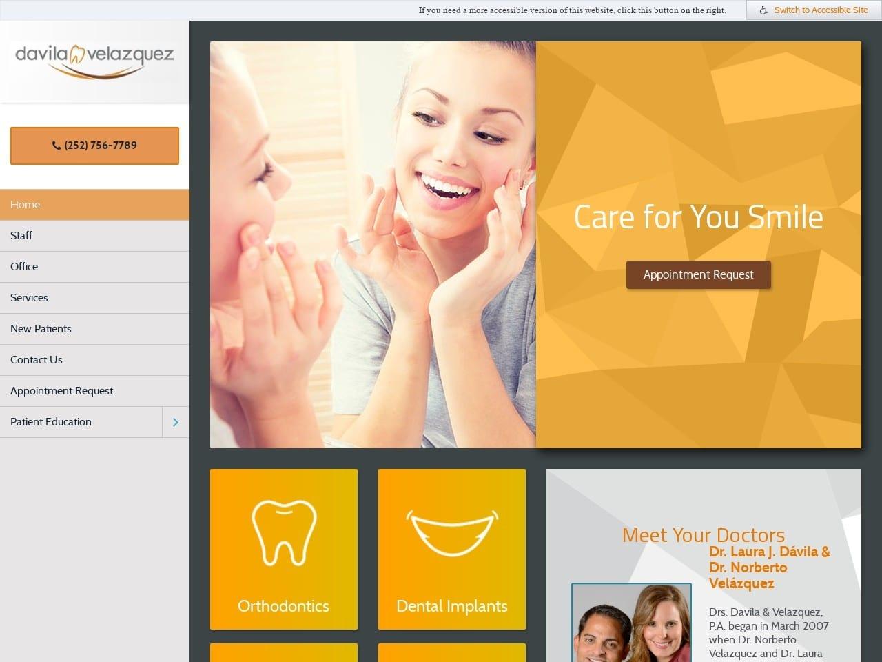 Drs. Davila Dentist screenshot