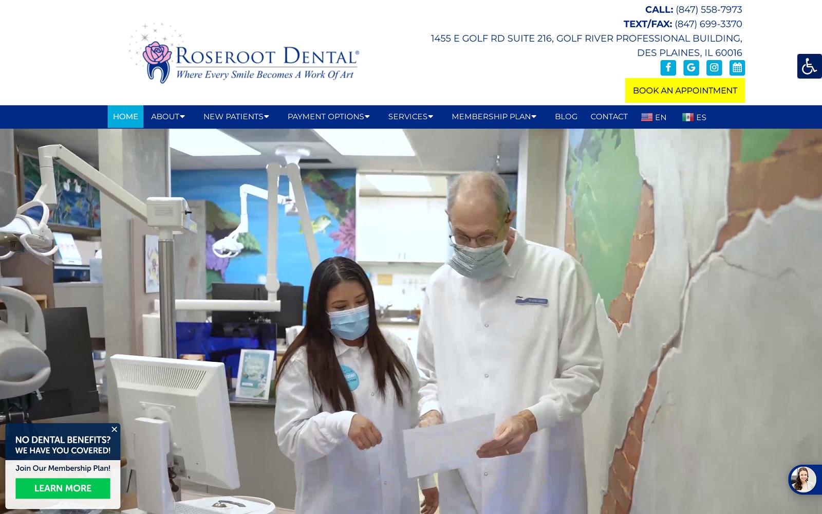 Roseroot Dental screenshot