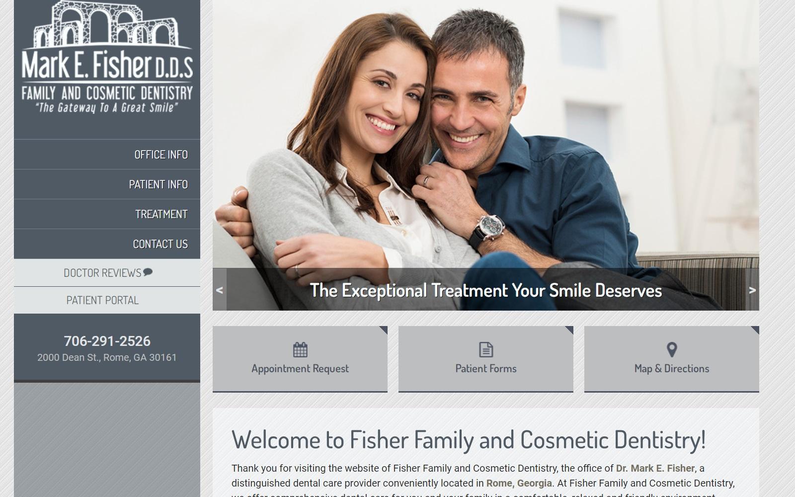 Dr. Mark E. Fisher DDS screenshot