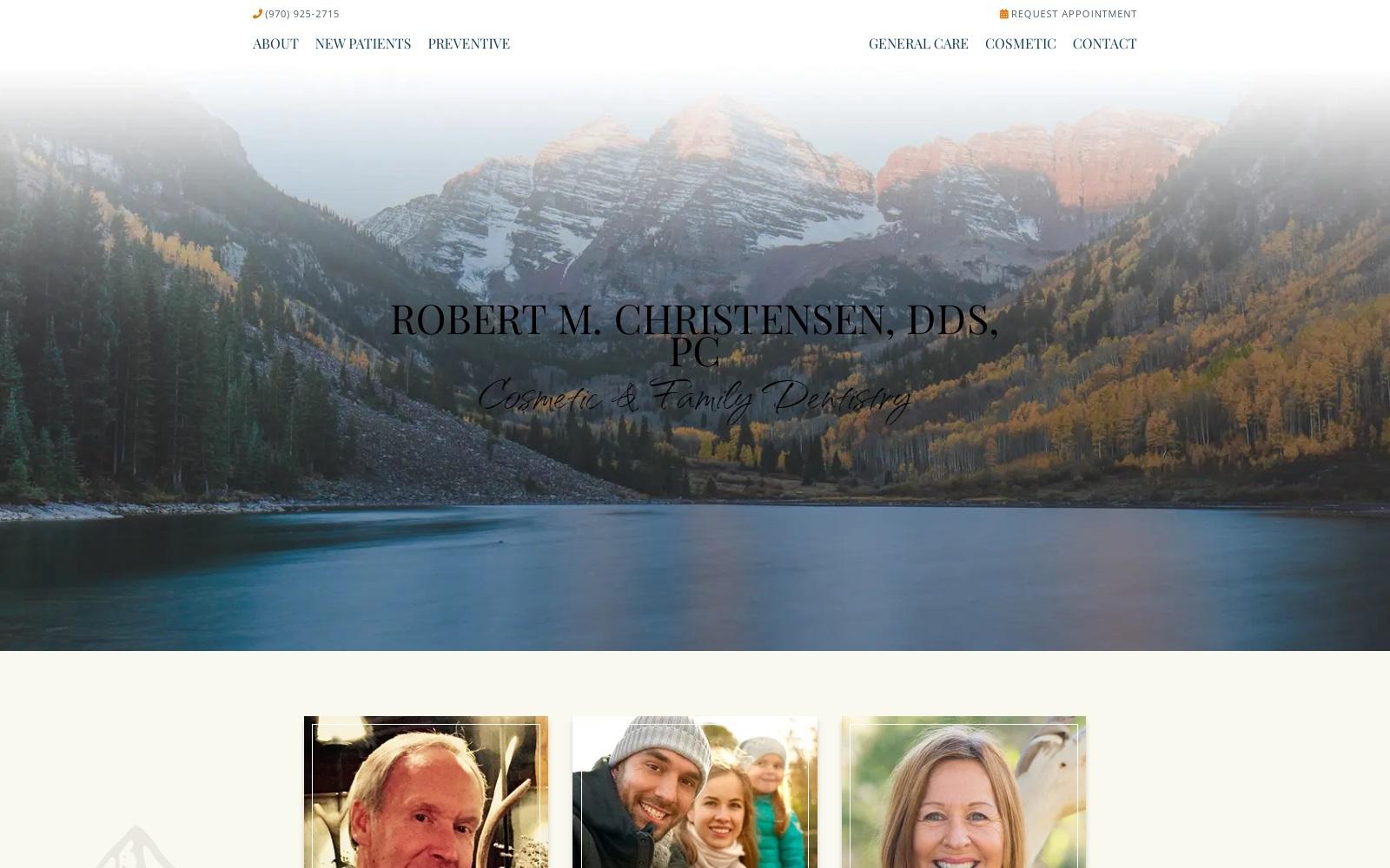 Robert M. Christensen DDS screenshot