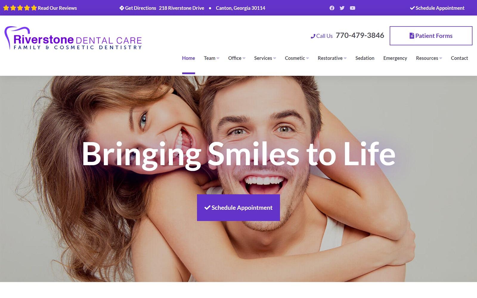 Riverstone Dental Care screenshot
