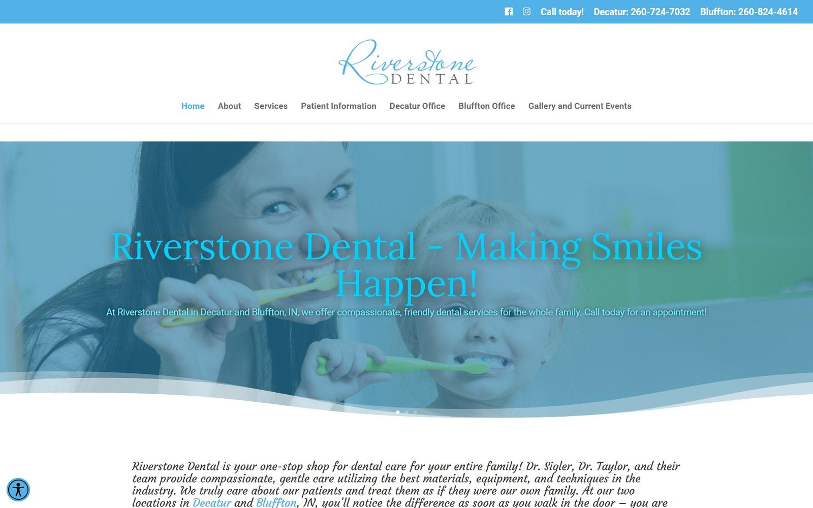 Riverstone Dental screenshot