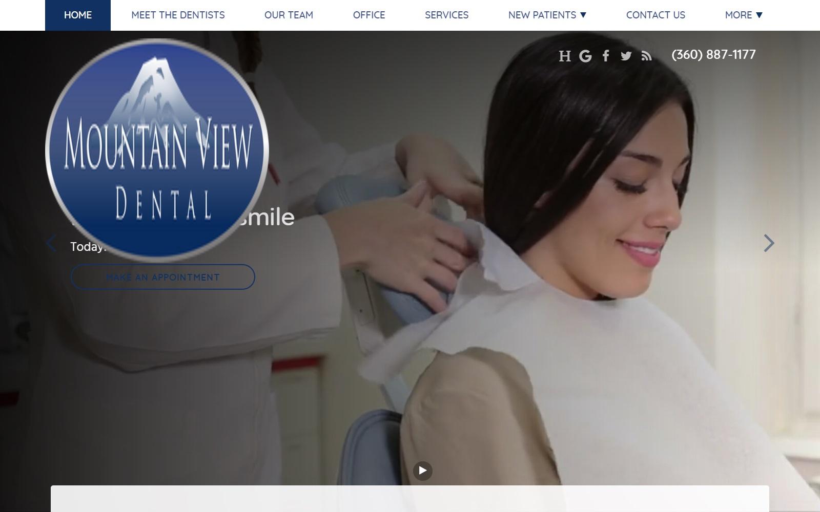 Mountain View Dental screenshot