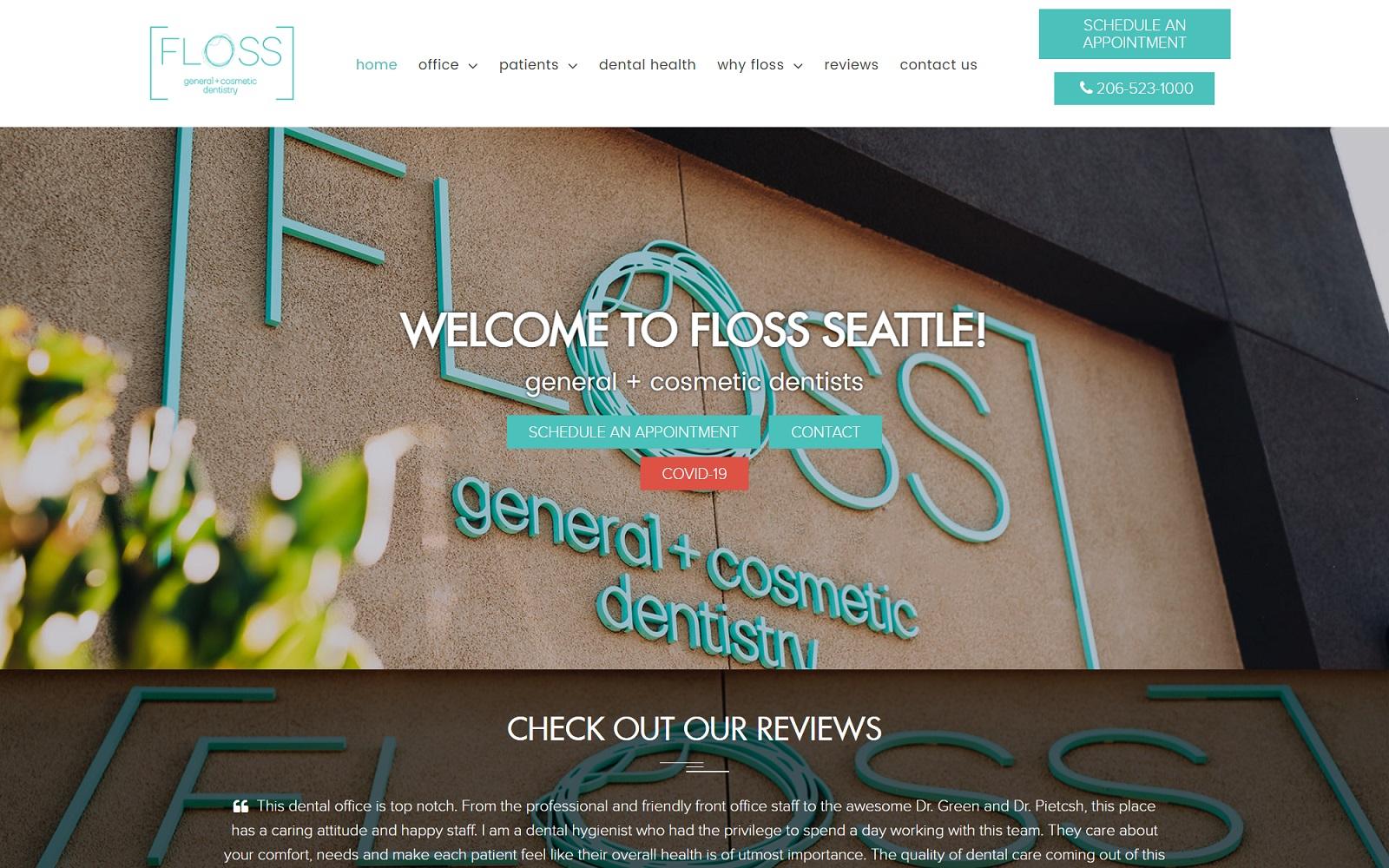 FLOSS general + cosmetic dentistry screenshot