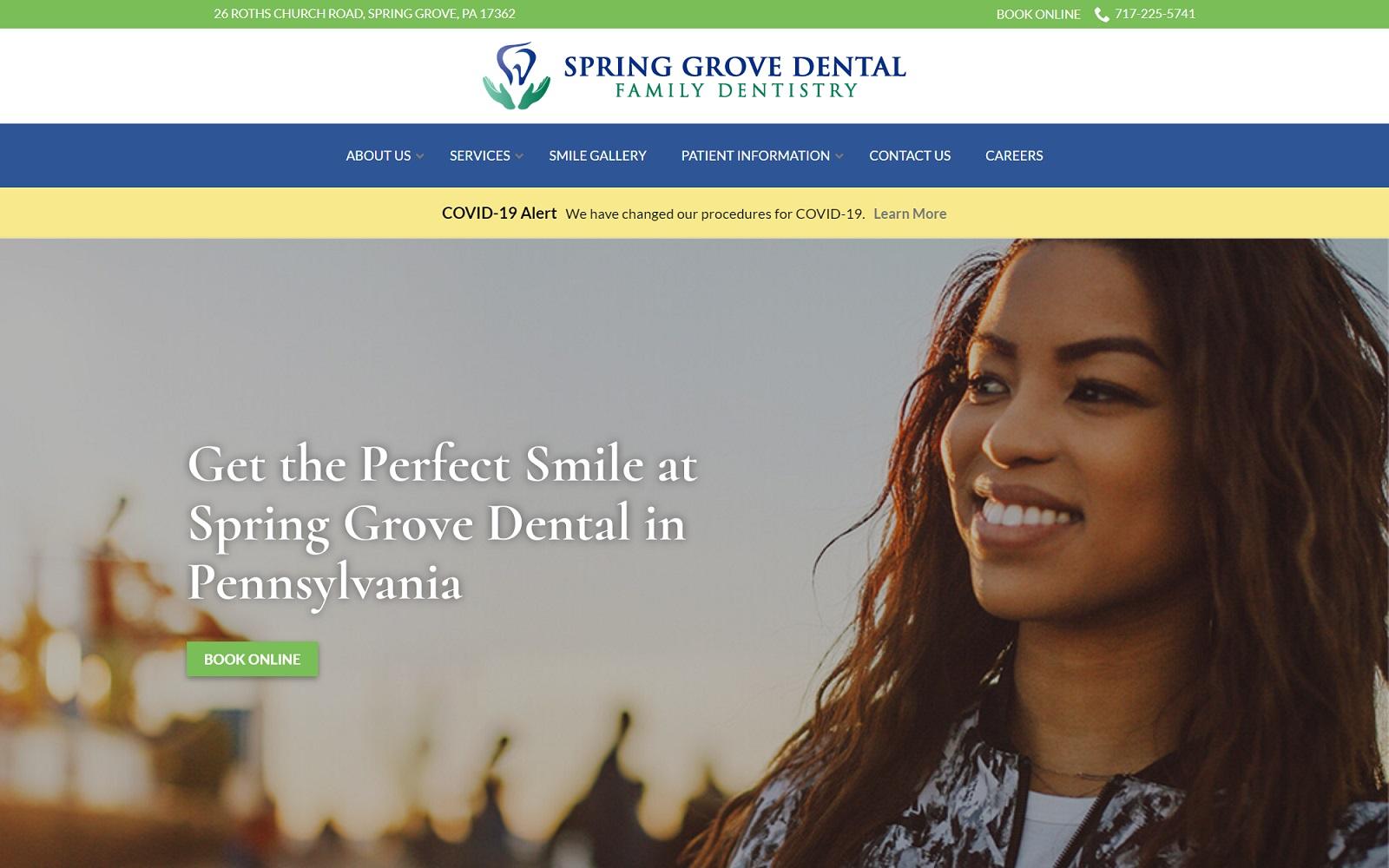 Spring Grove Dental screenshot