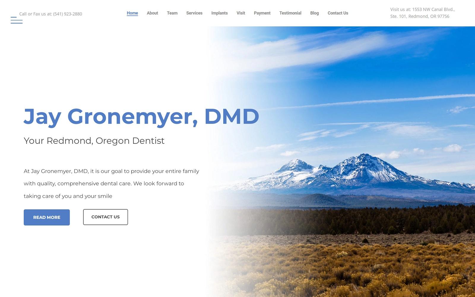 Dr. Jay Gronemyer DMD screenshot