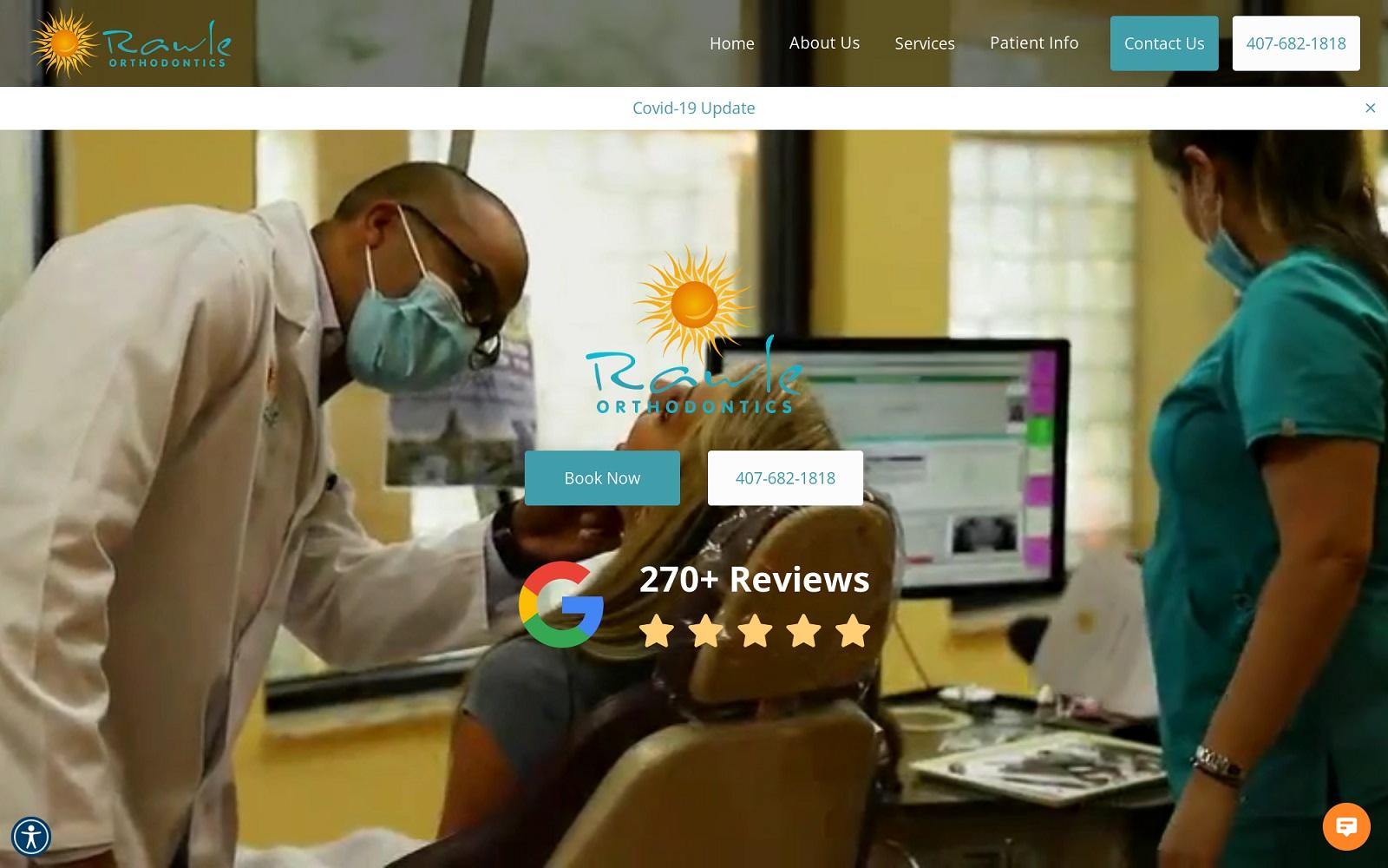 Rawle Orthodontics screenshot