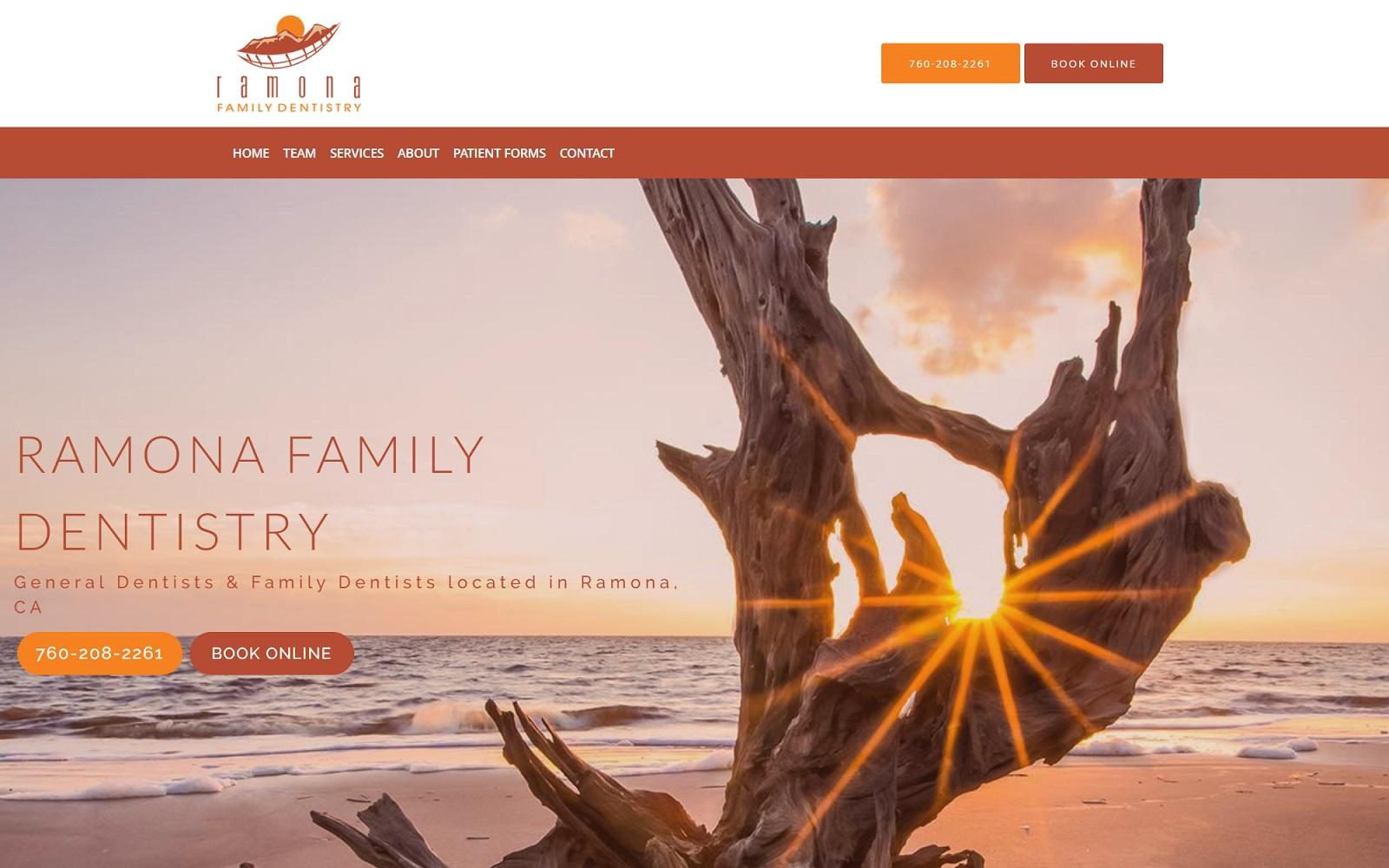 Ramona Family Dentistry screenshot
