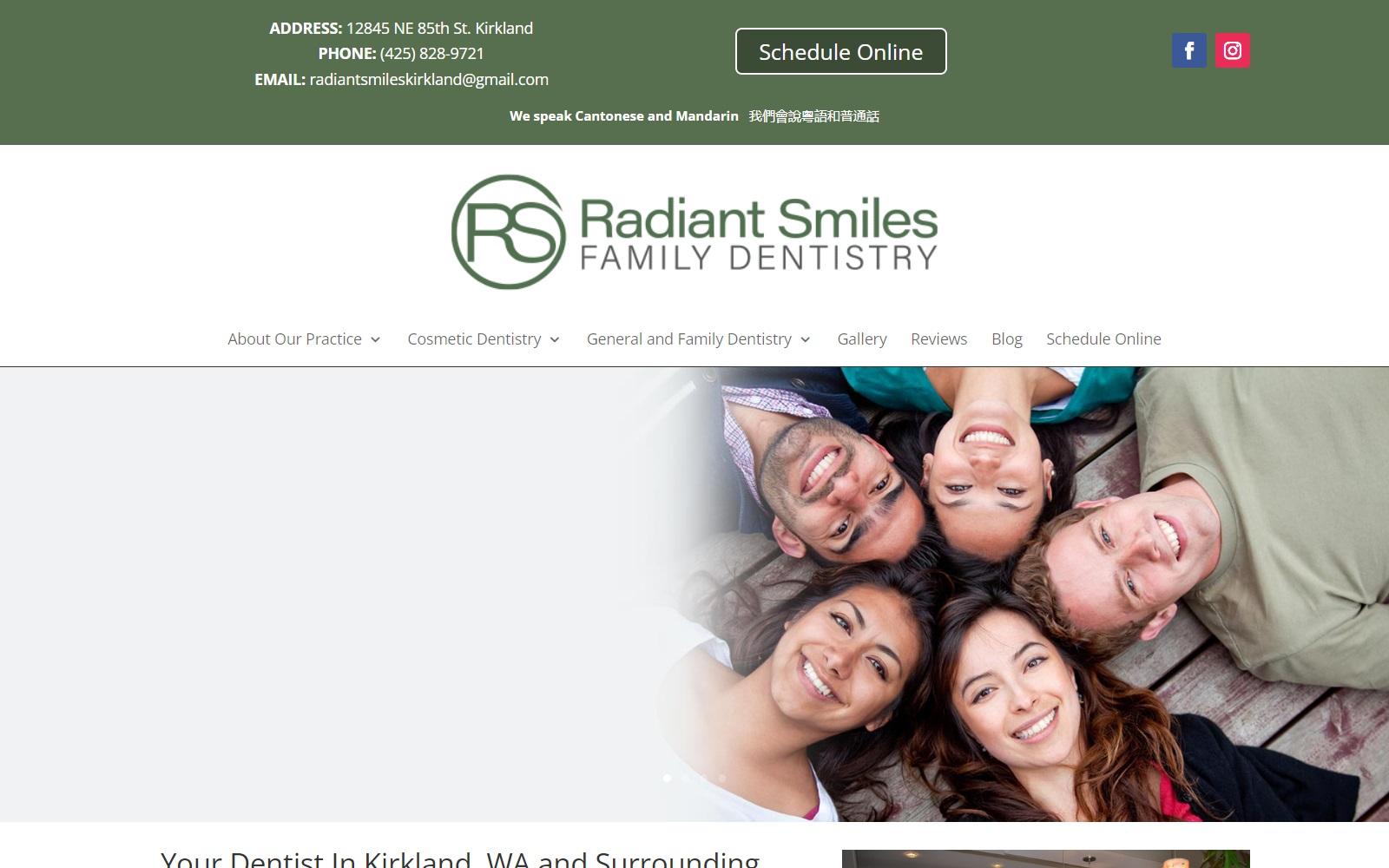 Radiant Smiles Family Dentistry of Kirkland