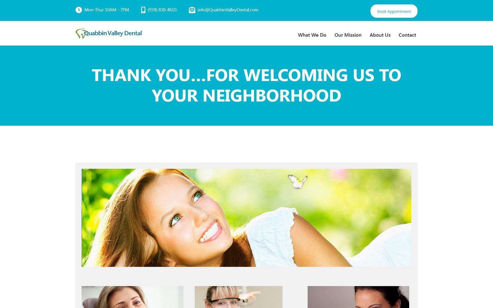 Quabbin Valley Dental screenshot