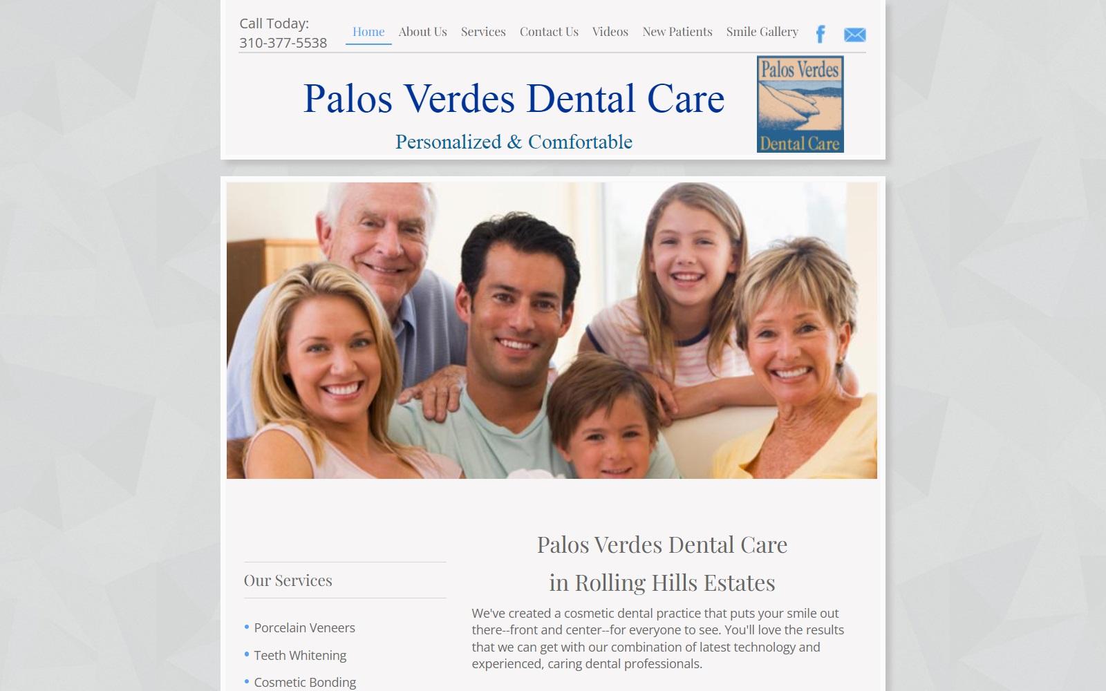Palos Verdes Dental Care screenshot