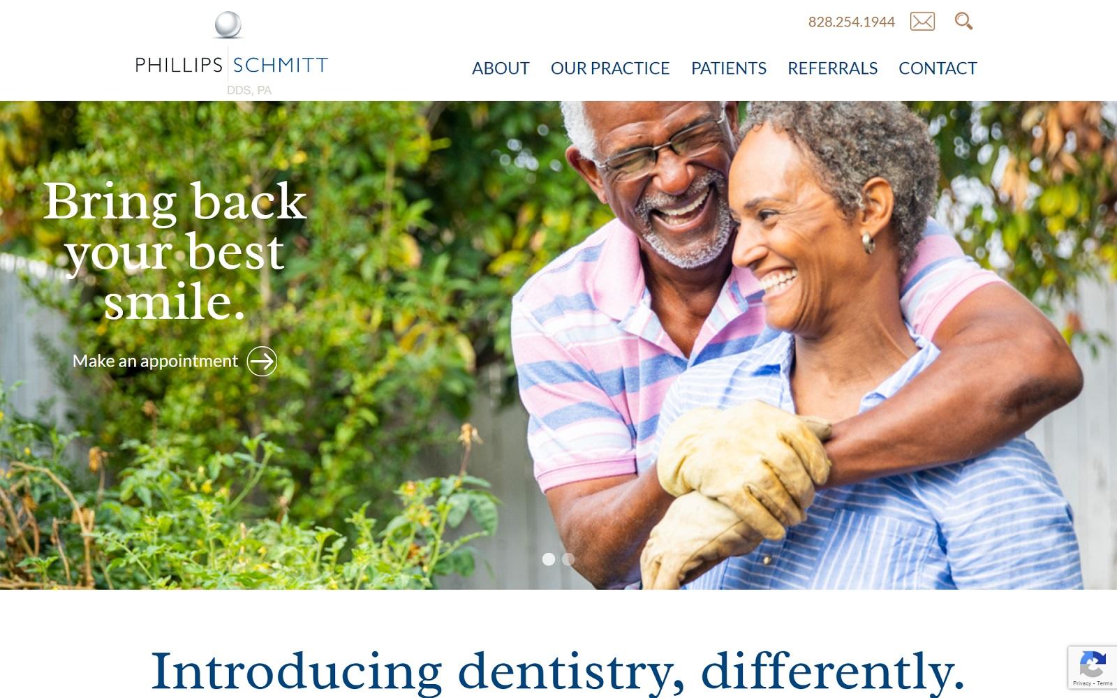 Phillips & Schmitt DDS, PA screenshot