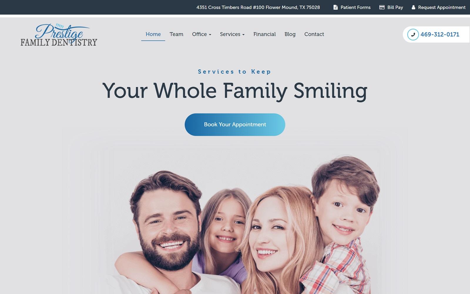 Prestige Family Dentistry screenshot
