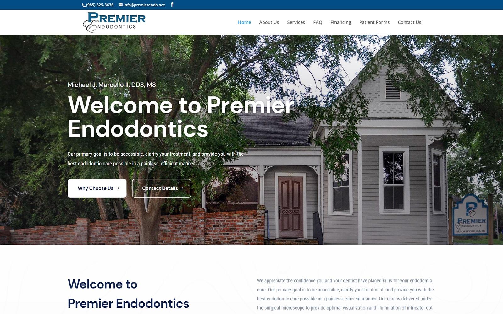 Premier Endodontics screenshot
