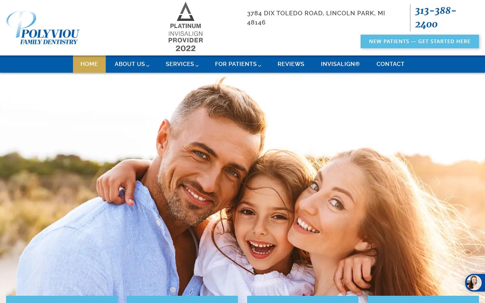 Polyviou Family Dentistry screenshot