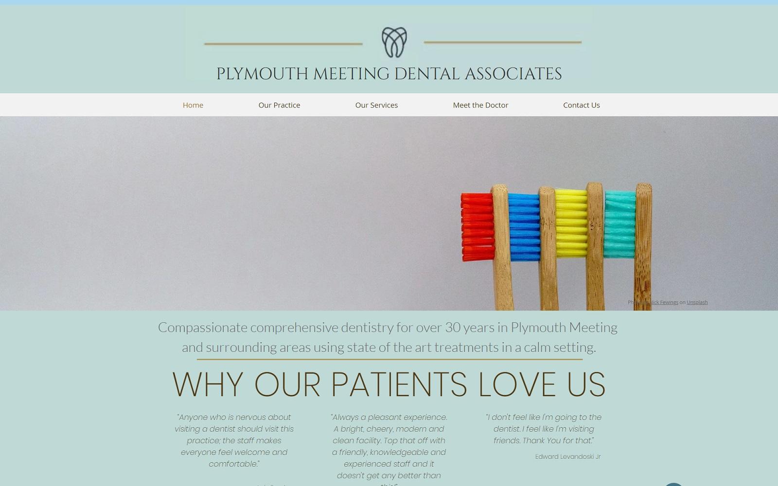 Plymouth Meeting Dental Associates screenshot