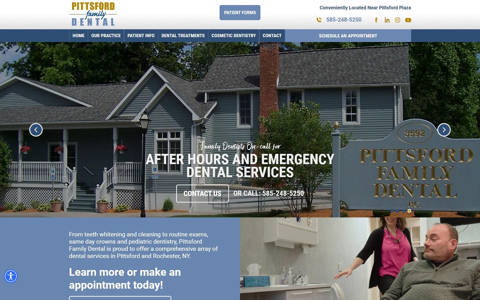 Pittsford Family Dental screenshot