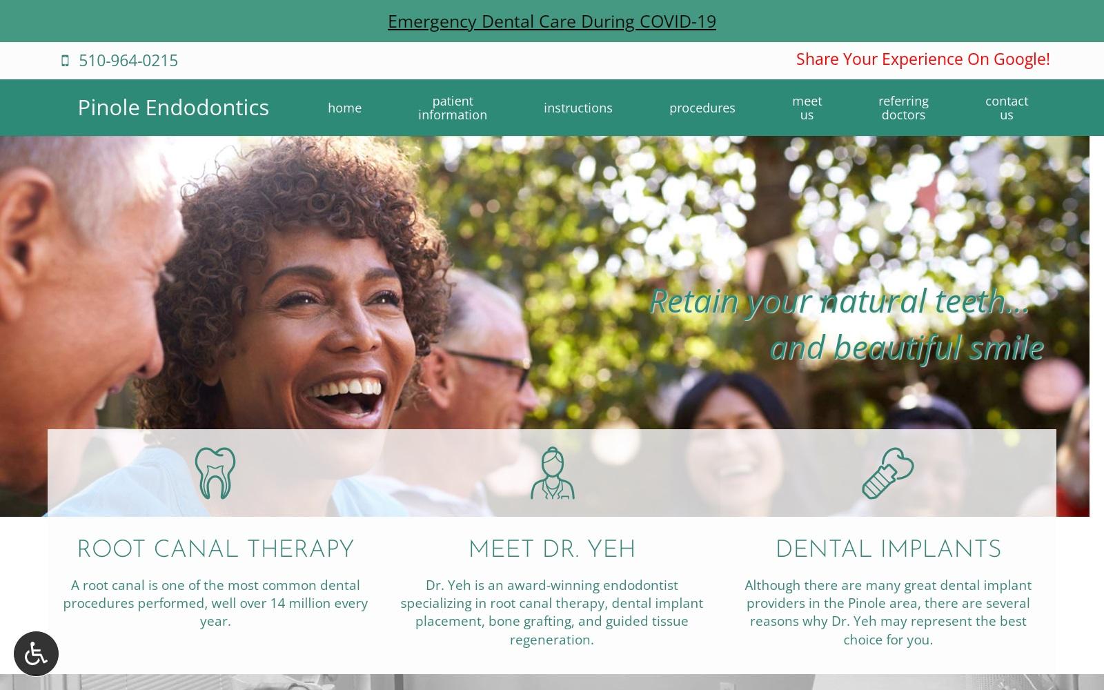 Pinole Endodontics screenshot