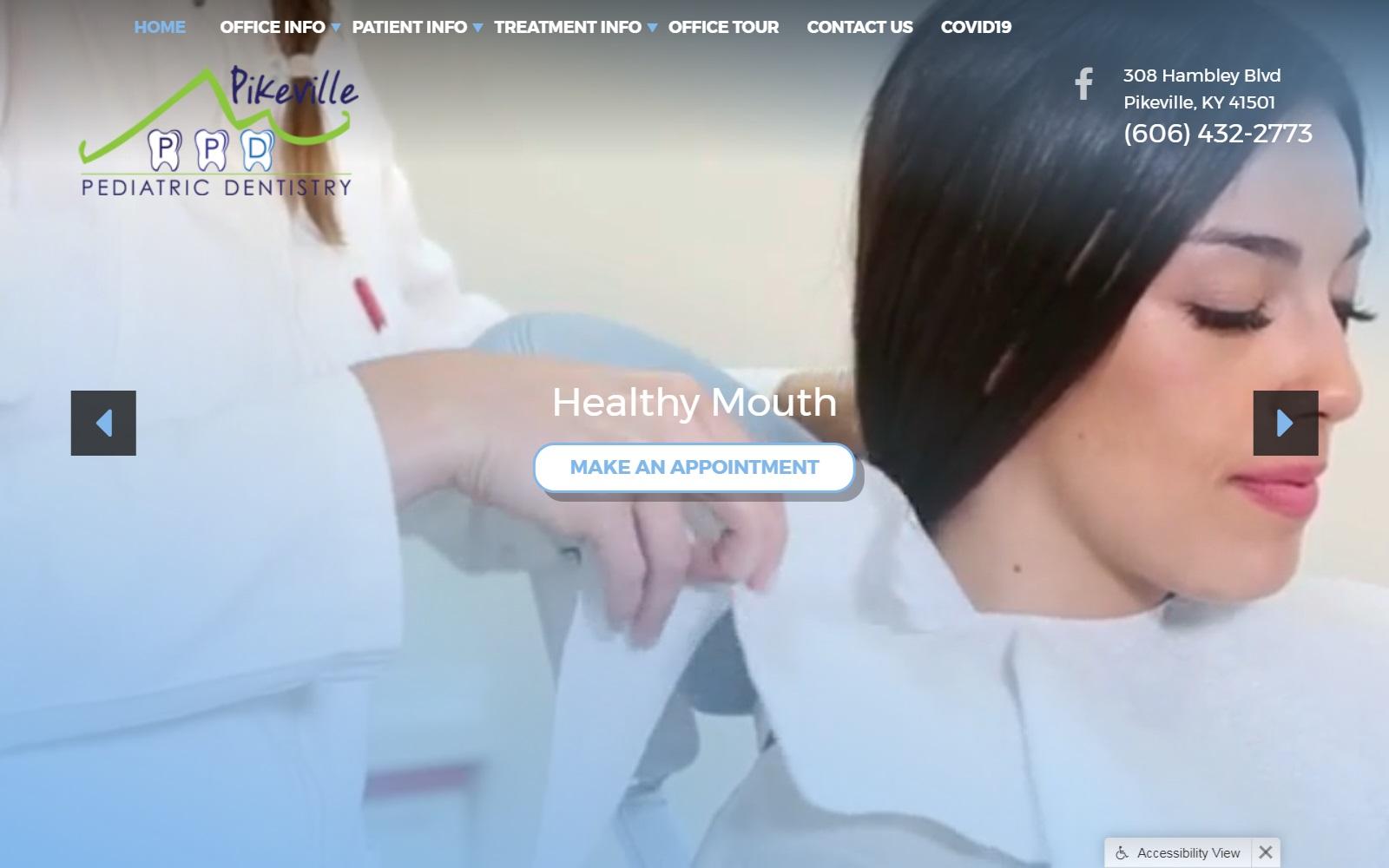 Pikeville Pediatric Dentistry screenshot