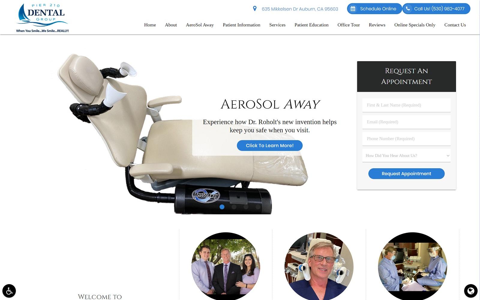 Pier 210 Dental Group screenshot