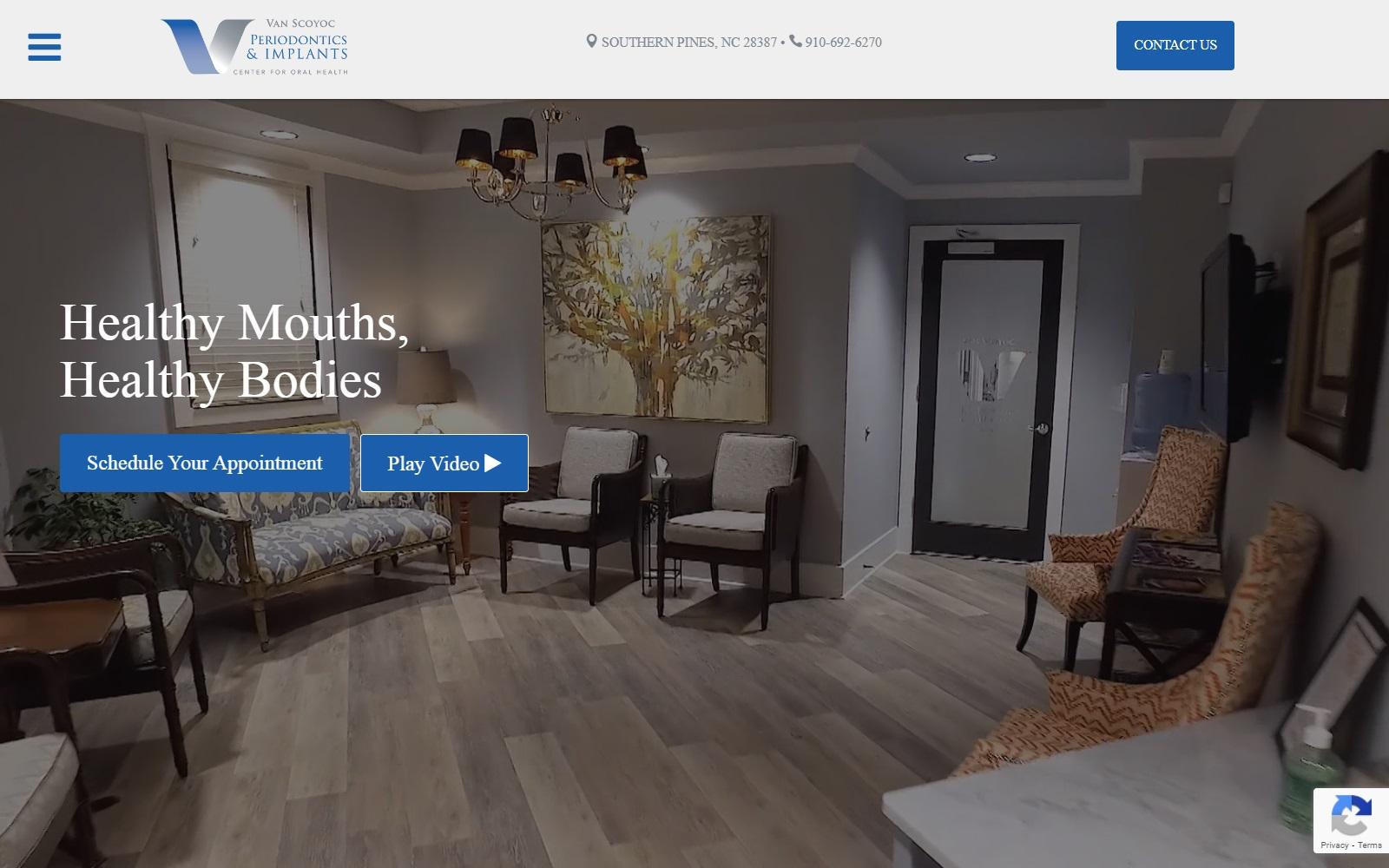 Van Scoyoc Periodontics & Implants screenshot