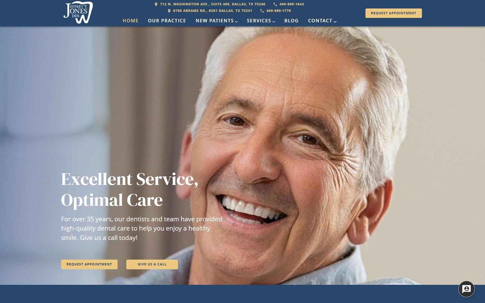 Jeffrey V. Jones DDS screenshot