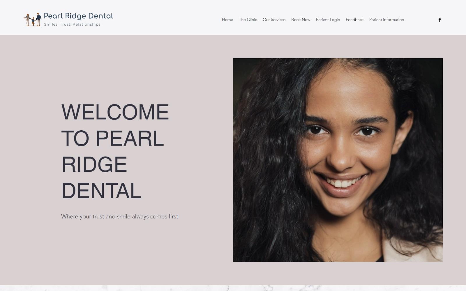 Pearl Ridge Dental screenshot