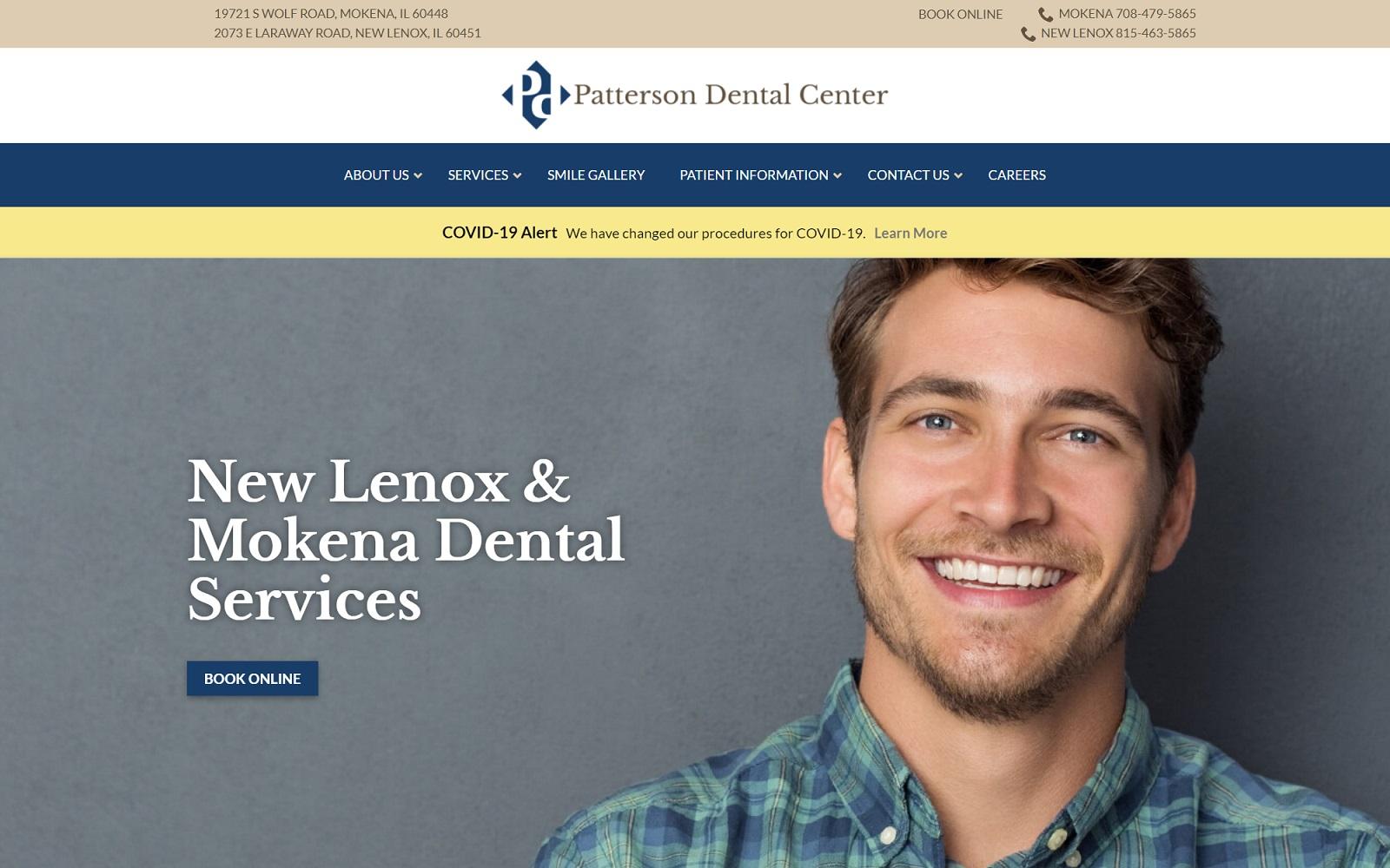 Patterson Dental Center screenshot