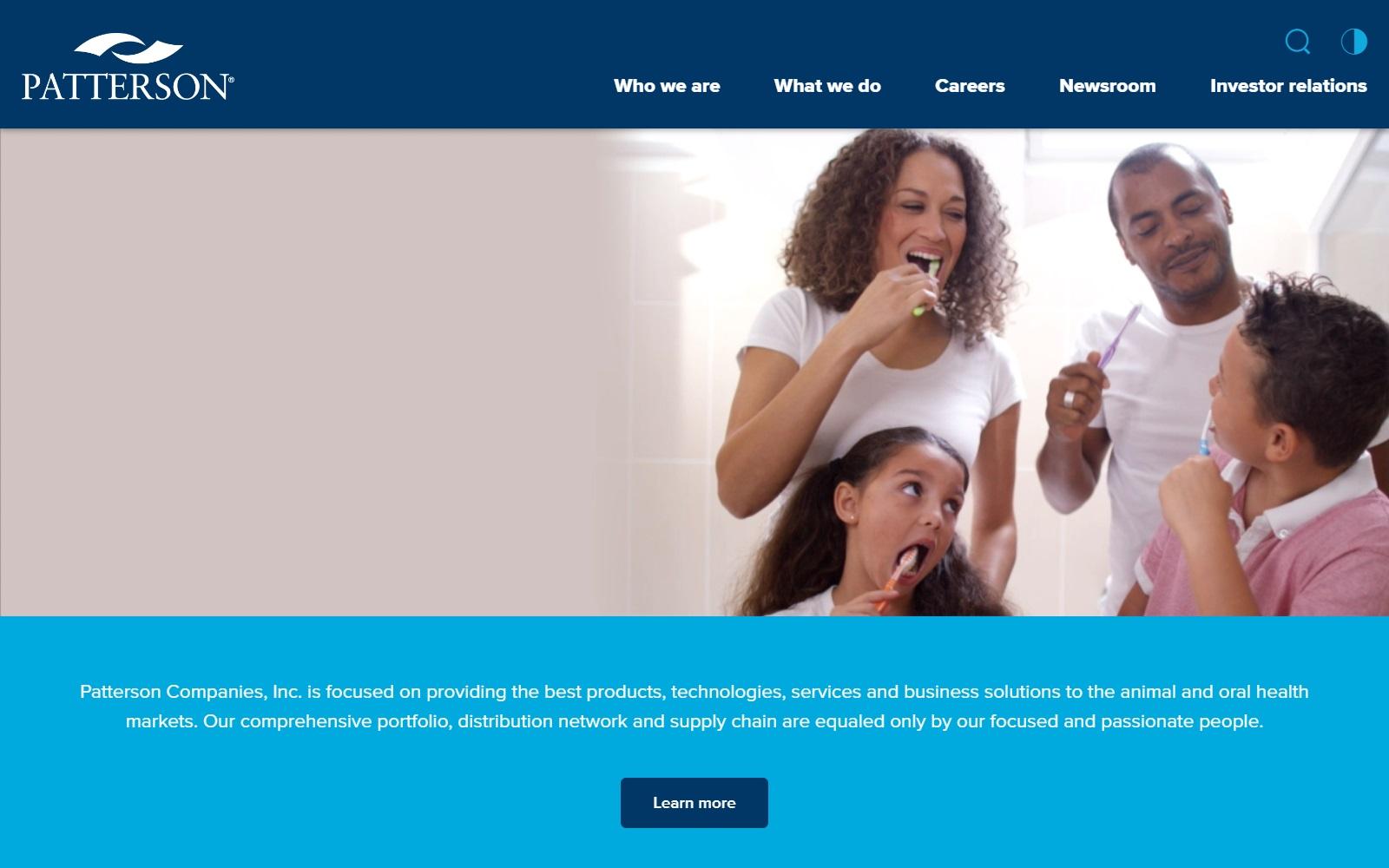 Patterson Companies Inc. screenshot