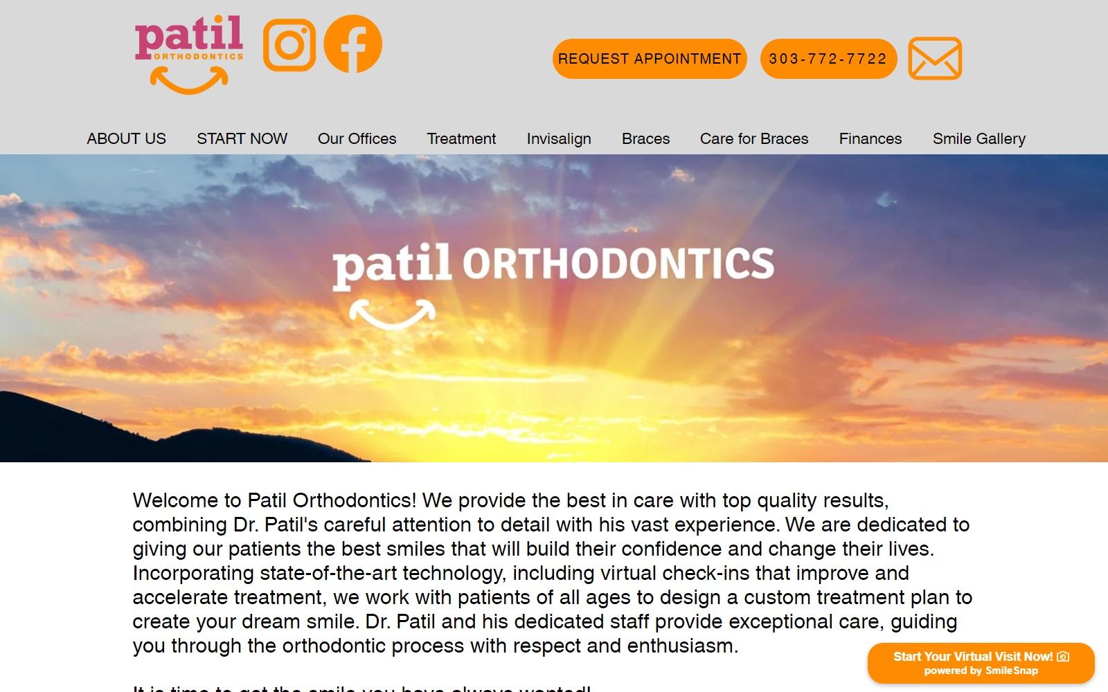 Patil Orthodontics screenshot