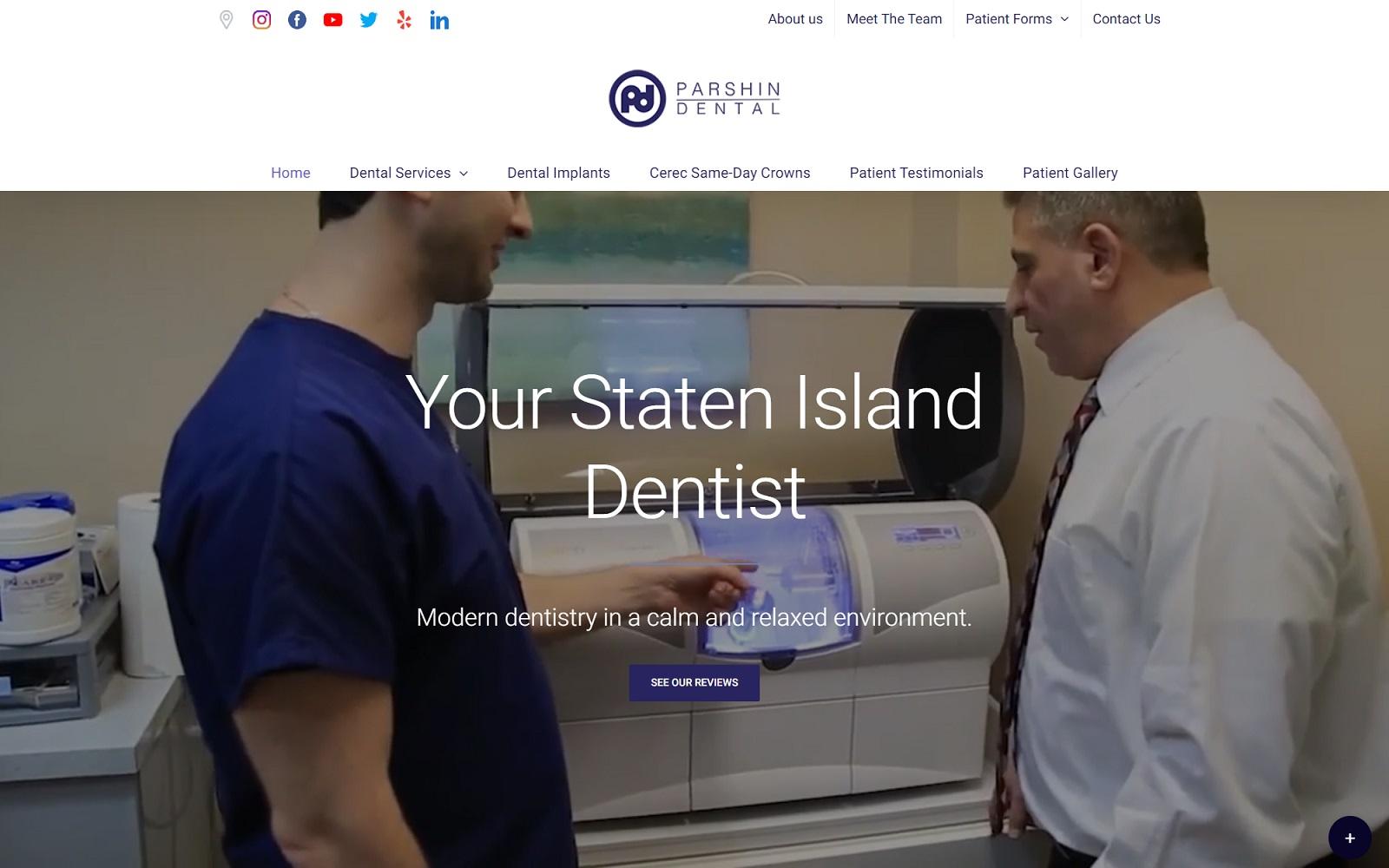 Parshin Dental Staten Island screenshot
