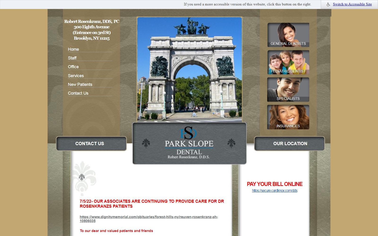 Dr. Robert Rosenkranz DDS screenshot