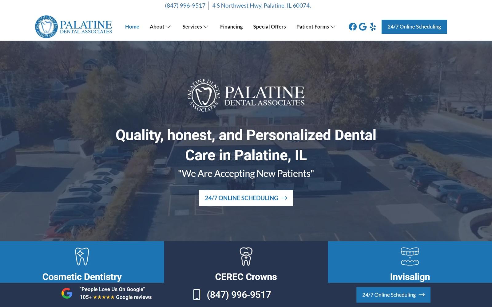 Palatine Dental Associates screenshot