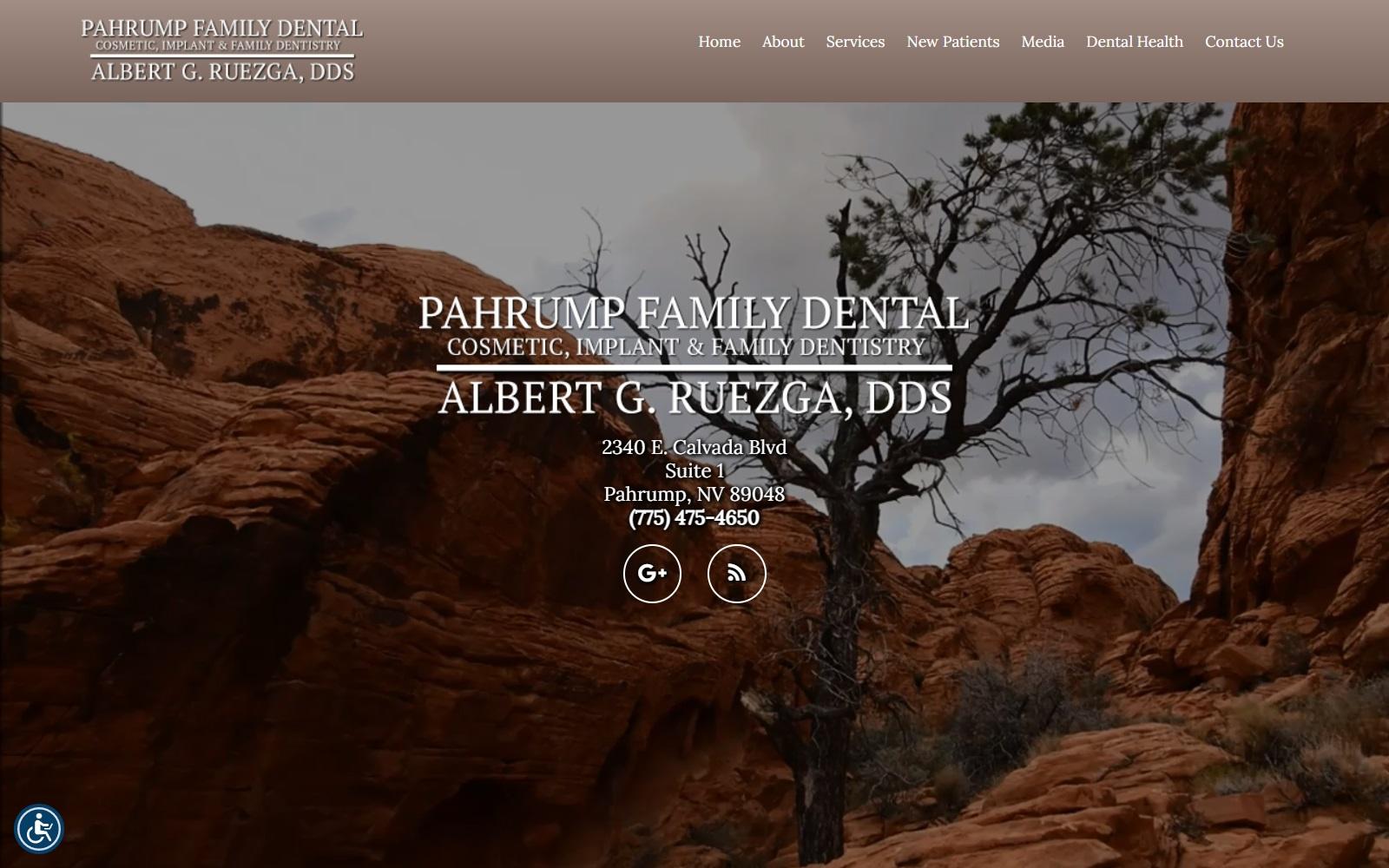 Pahrump Family Dental screenshot