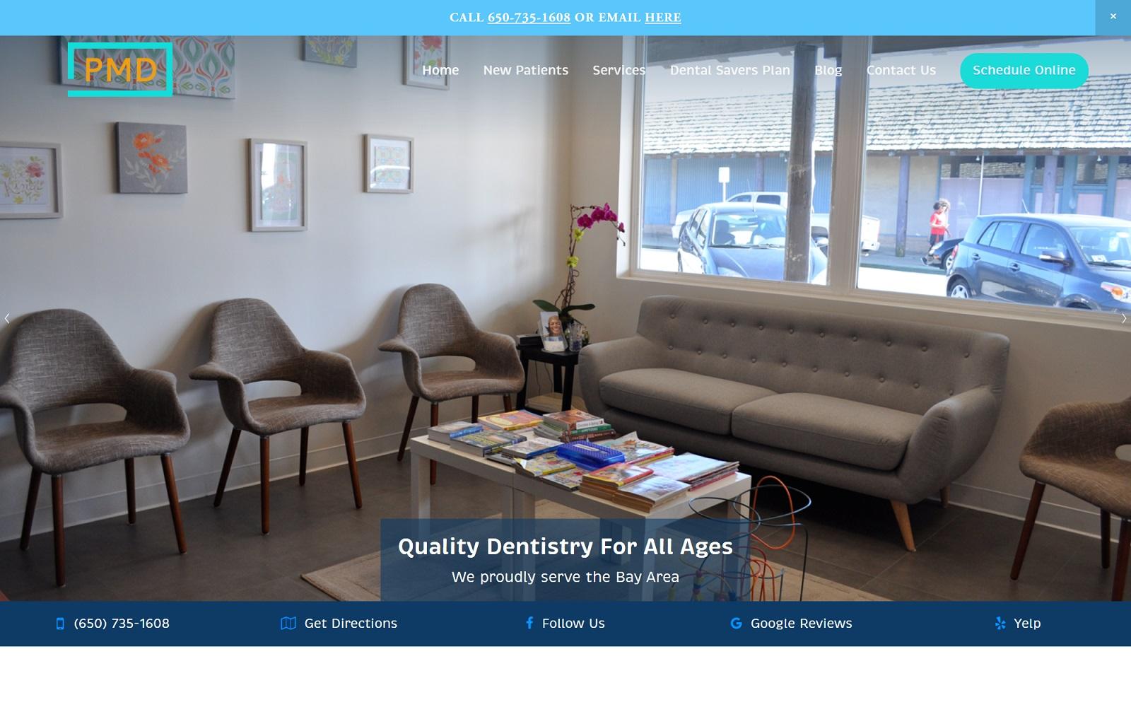 Pacific Manor Dental screenshot