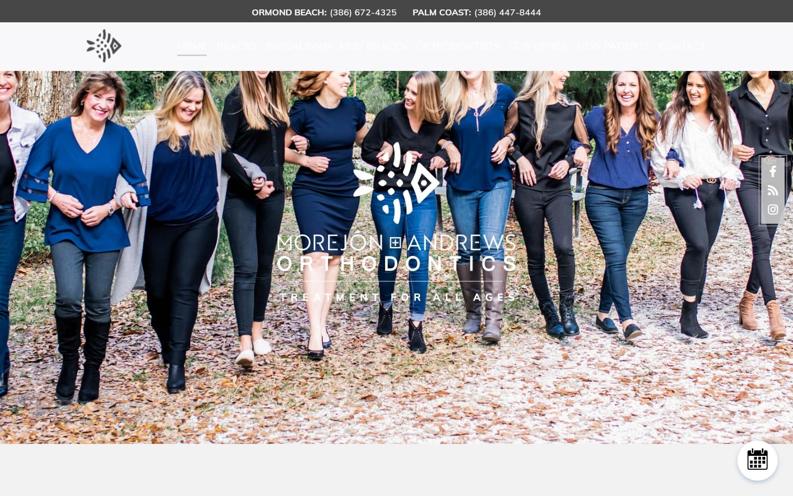 Morejon + Andrews Orthodontics screenshot