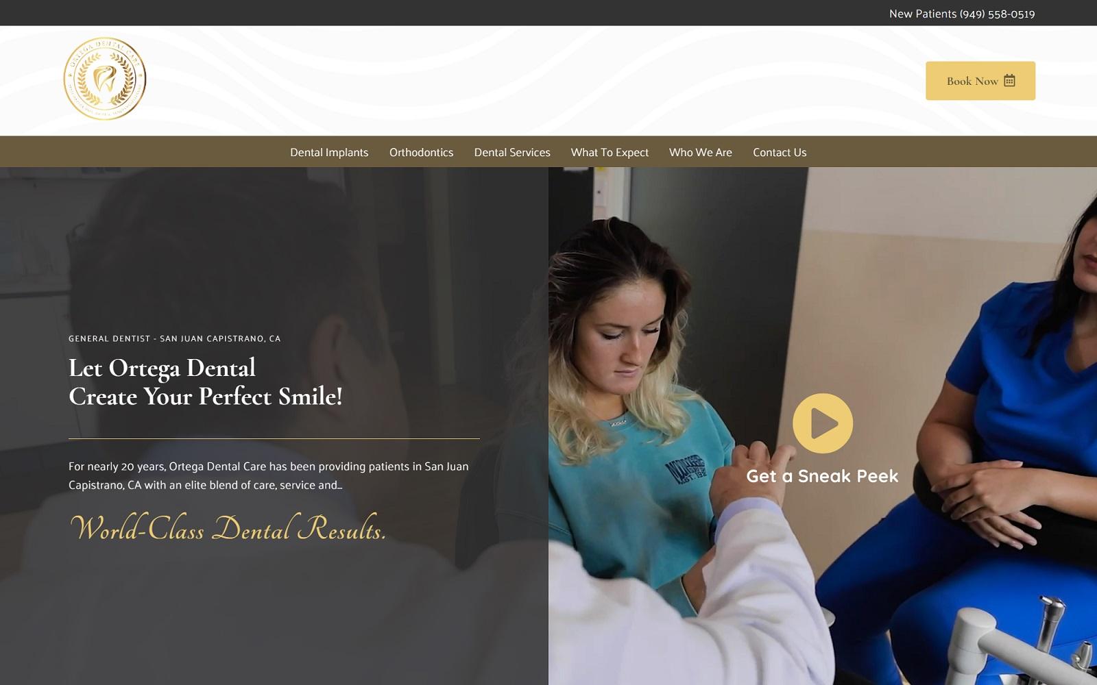Ortega Dental Care screenshot