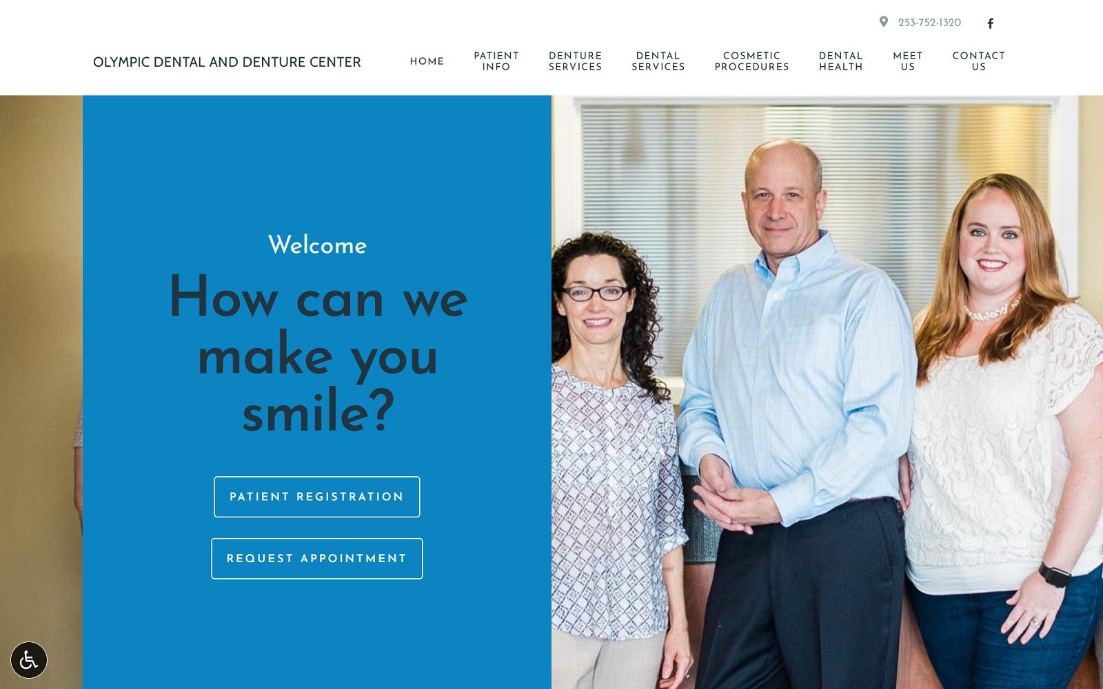 Olympic Dental & Denture Center screenshot