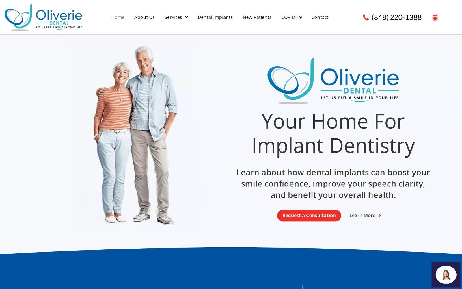 Oliverie Dental screenshot