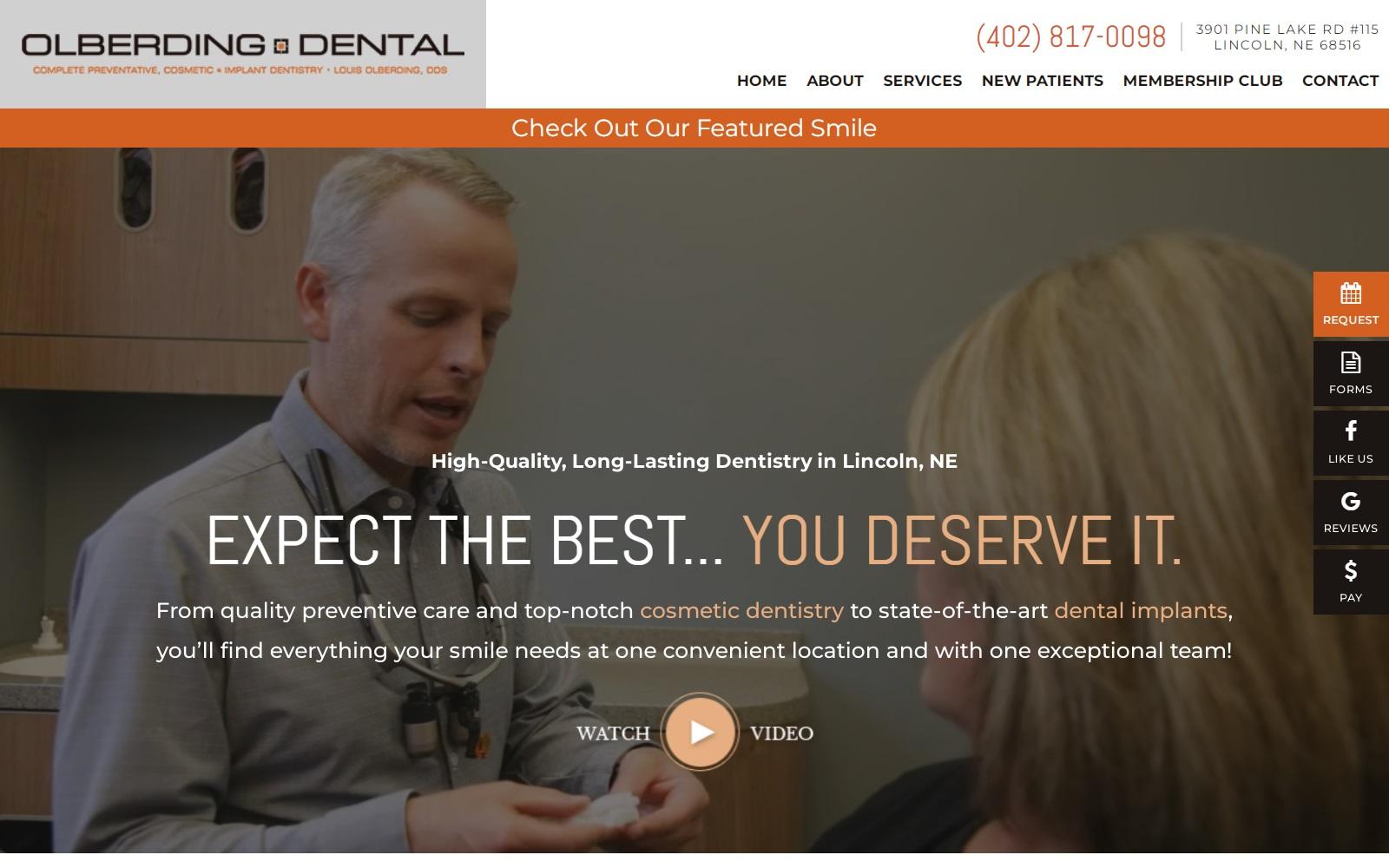 Dr. Louis F. Olberding DDS