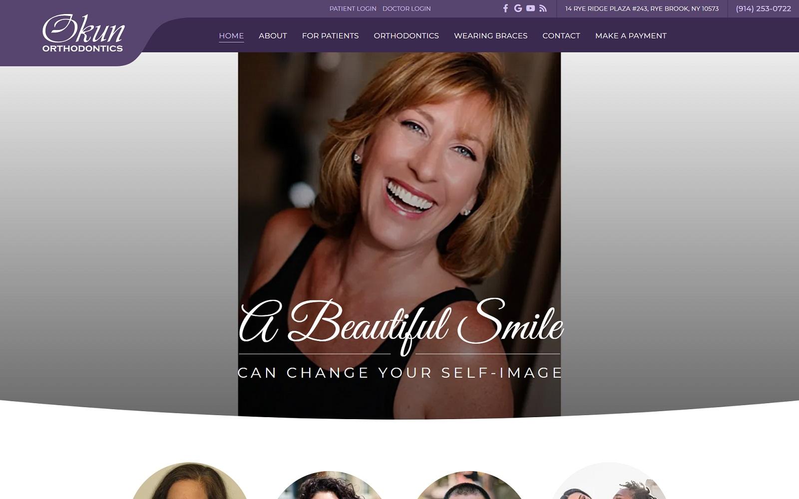 Okun Orthodontics screenshot