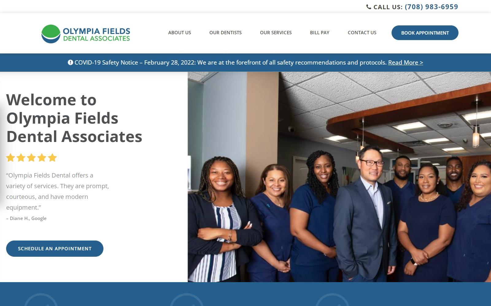 Olympia Fields Dental Associates screenshot
