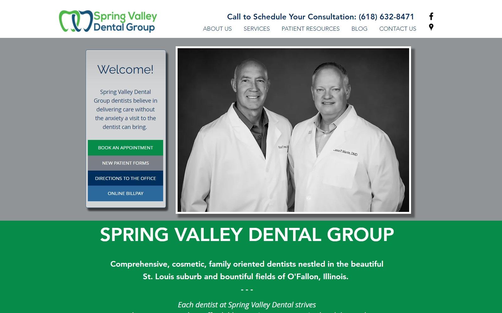 Spring Valley Dental Group screenshot