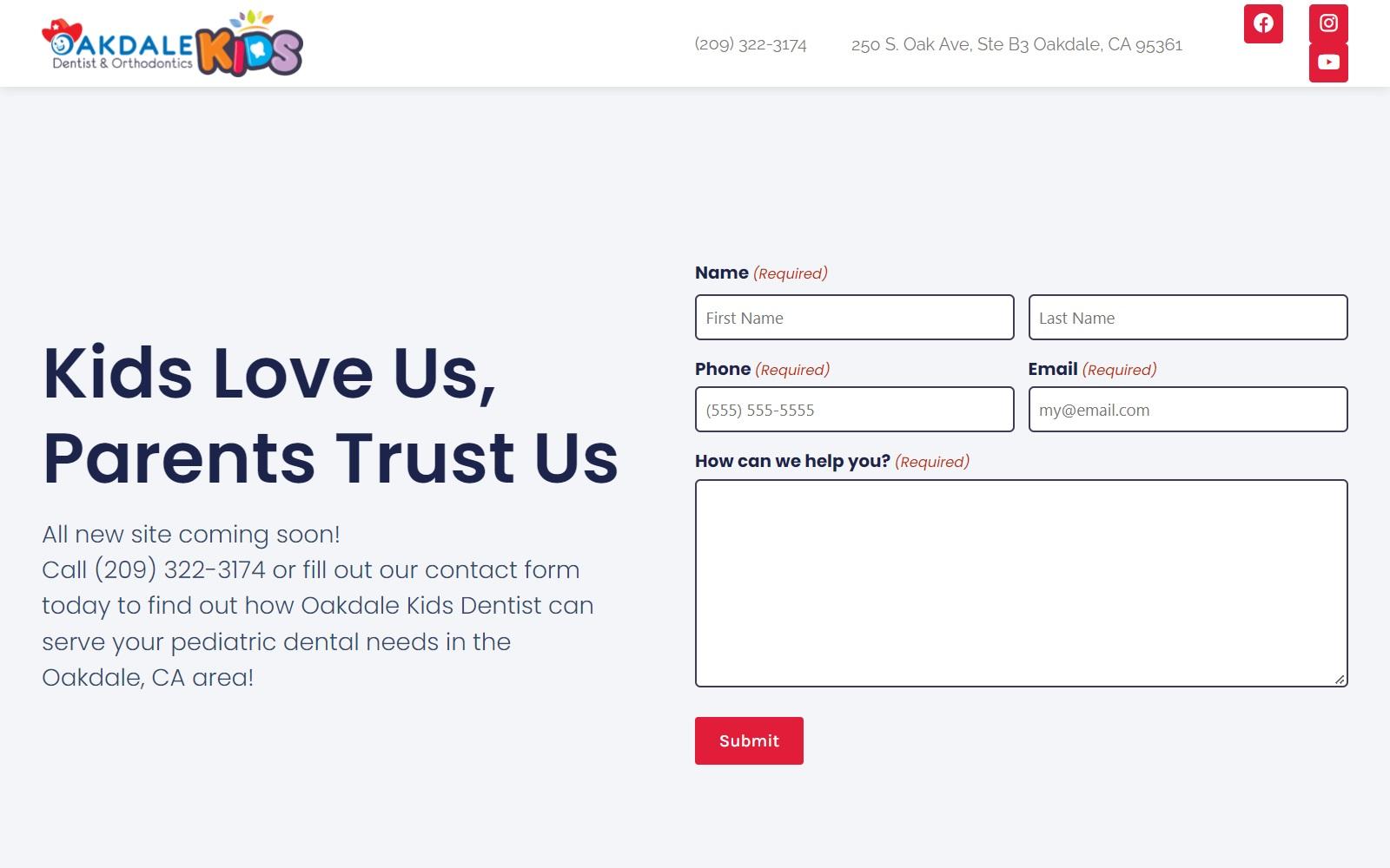 Oakdale Kids Dentist & Orthodontics screenshot