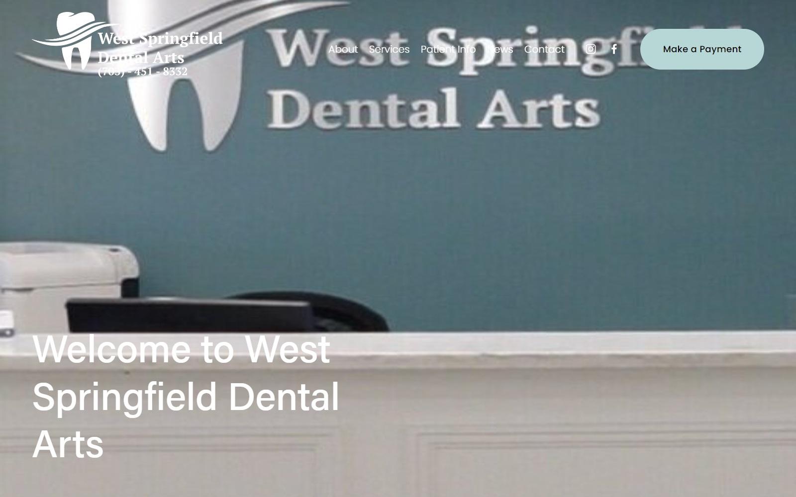 West Springfield Dental Arts screenshot