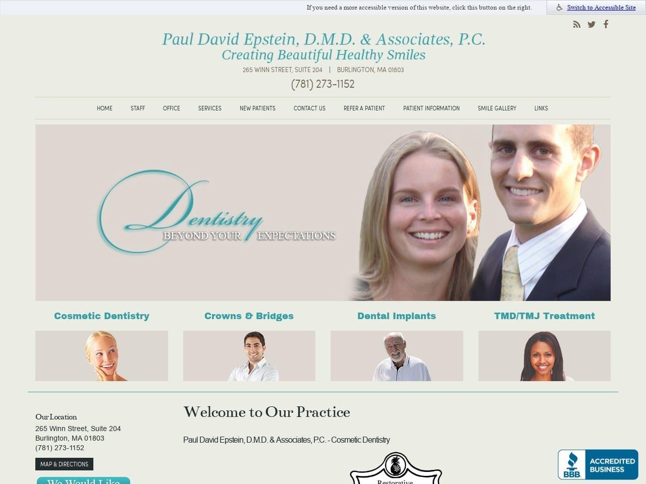 Paul David Epstein Dmd Dentist screenshot