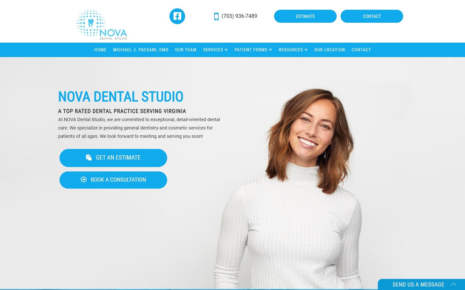 NOVA Dental Studio screenshot