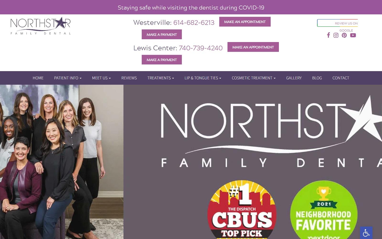 Northstar Family Dental screenshot