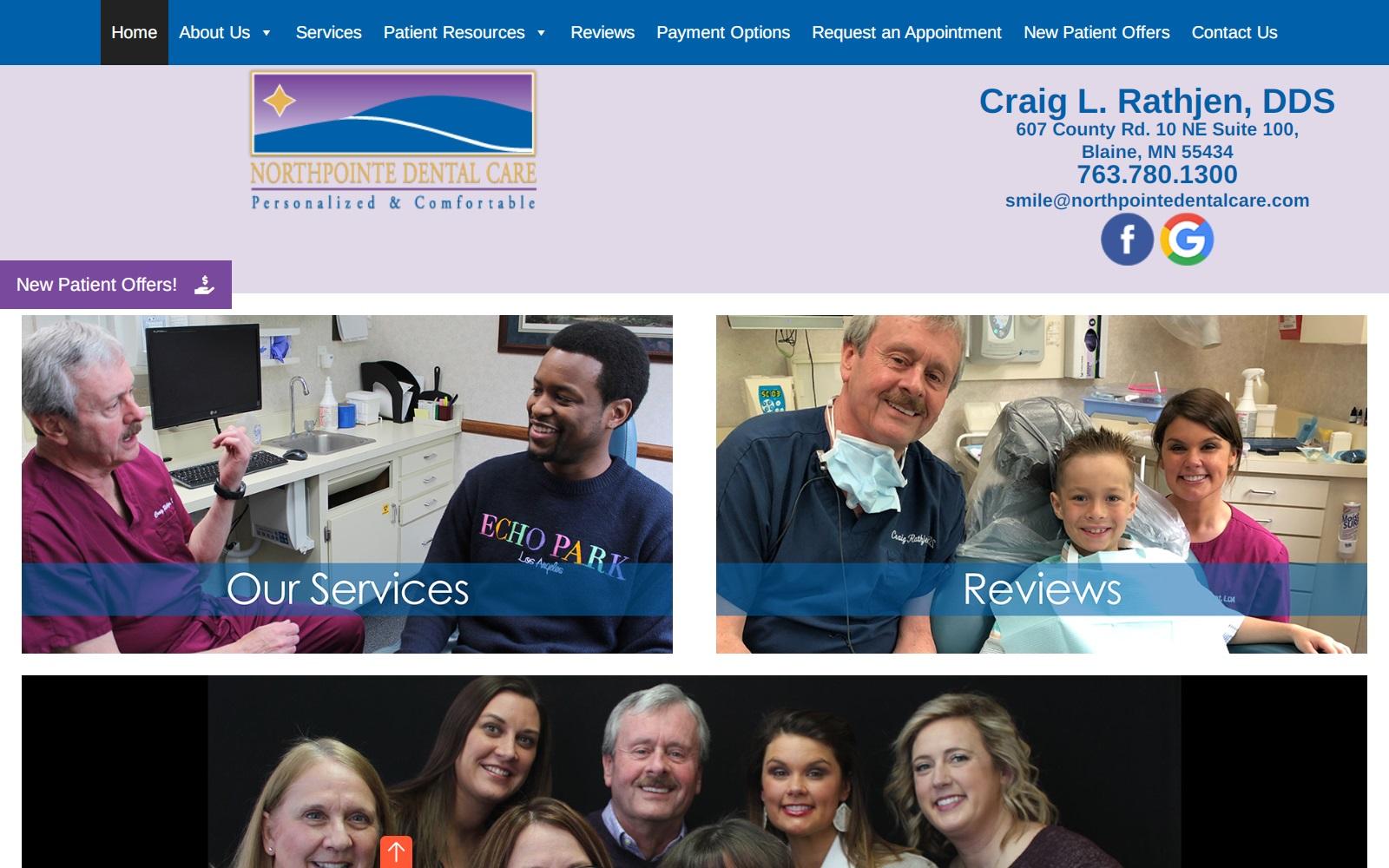 Northpointe Dental Care screenshot